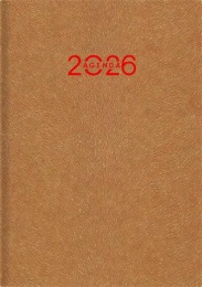 Naptár, tervező, A5, heti, DAYLINER "Animal", Gazelle-okker