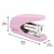 Tűzőgép, 24/6, 26/6, 25 lap, könnyített tűzés, RAPESCO "X5 Less Effort", világos rózsaszín